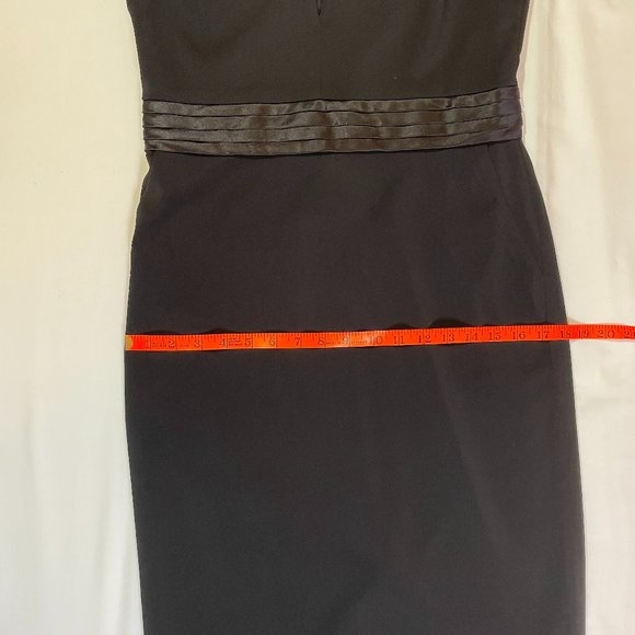 Badgley Mischka Black Formal Maxi Dress Size 8 Black Tie Party Gala Ball Evening - Picture 10 of 16